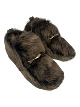 Load image into Gallery viewer, Bally Kidy-Fur 6304672 Men's Ebano Drivers Fur Loafers MSRP $980