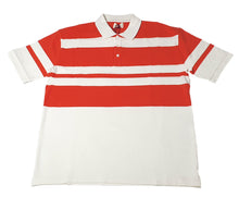 Load image into Gallery viewer, Bally 6303584 Men's  Bone/Orange Striped Organic Cotton Polo Shirt MSRP $320