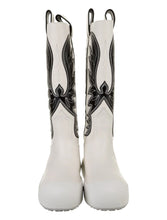 Load image into Gallery viewer, Bally Chambery 6302936 Women's White Leather Knee-High Boot MSRP $1350