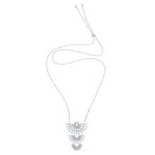 Load image into Gallery viewer, Swarovski Sparkling Dance 5564432 Dial Up Necklace Silver One Size MSRP $279