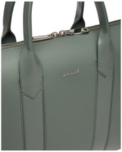 Load image into Gallery viewer, Bally Elter 6303120 Sage Leather Business Bag MSRP $1880
