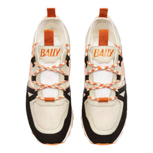 Load image into Gallery viewer, Bally Glick 6300603 Mens Black & Dusty White Synthetic Rubber Sneakers MSRP $560