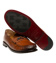 Load image into Gallery viewer, Bally Coriano 6300201 Men's Brown Leather Loafers Size 8.5 MSRP $620