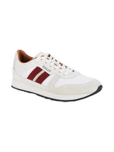 Load image into Gallery viewer, Bally Sprinter Men's 6238402 White Leather Suede Sneakers MSRP $500