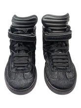 Load image into Gallery viewer, Bally Parrel 6304705 Men's Black Haircalf Leather High-Top Sneakers MSRP $750