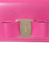 Load image into Gallery viewer, Salvatore Ferragamo Vara Women's 705292 Pink Wallet With Chain MSRP $795