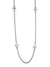 Load image into Gallery viewer, Konstantino Silver & 18K Gold Cross Necklace 36" KOKJ111-130-36 MSRP $2955