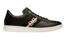 Load image into Gallery viewer, Bally Winton 6234703 Men's Black Calf Plain Leather Sneakers MSRP $770