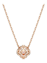 Load image into Gallery viewer, Swarovski Una 5514488 Clover Pink and White Crystals Pendant Necklace MSRP $179