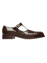 Load image into Gallery viewer, Bally Spiegel-M 6311392 Men's Brownie Leather Fisherman Sandals MSRP $990