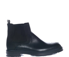Load image into Gallery viewer, Bally Corbet 6230637 Men's Black Calf Plain Leather Chelsea Boots MSRP $767