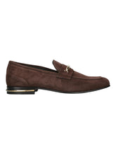 Load image into Gallery viewer, Bally Genos 6304149 Men's Ebano Suede Leather Loafers MSRP $1188