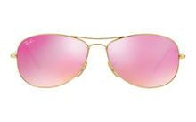 Load image into Gallery viewer, Ray-Ban RB3362 112/4T Matte Gold Cockpit Aviator Cyclamen Flash 56-14