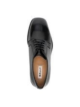 Load image into Gallery viewer, Bally Siffre 6309738 Men's Black Leather Derby Shoes MSRP $1100
