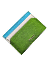 Load image into Gallery viewer, Bally Tigi Multicolor Goat Laminated Card Holder Wallet MSRP $240