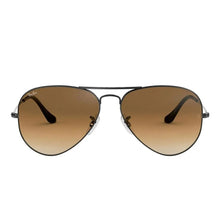 Load image into Gallery viewer, Ray-Ban RB3025 004/51 Gunmetal Aviator Light Brown Gradient Sunglasses 62-14