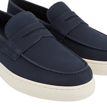 Load image into Gallery viewer, Bally Rayan 6308999 Men's Navy Blue Suede Penny Loafers MSRP $610