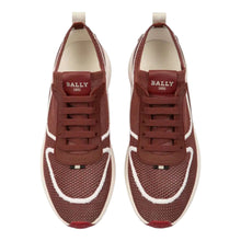 Load image into Gallery viewer, Bally Davyn 6300450 Men's Heritage Red & White Mesh Sneakers MSRP $620