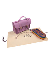 Load image into Gallery viewer, Cambridge Satchel MINNA0210MPG The Mini Violet Leather CrossBody Bag MSRP $265