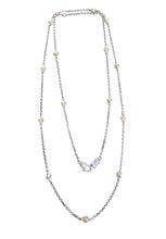 Load image into Gallery viewer, Konstantino Silver & 18K Gold Flower 36" Necklace KOMK4712-130-36 15U MSRP $1720