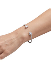 Load image into Gallery viewer, Swarovski Attract 5448870 Rhodium Plated Cuff Bracelet MSRP $199