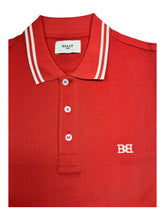 Load image into Gallery viewer, Bally 6303764 Men's Orange Tipped Regular Fit Cotton Polo Shirt MSRP $320