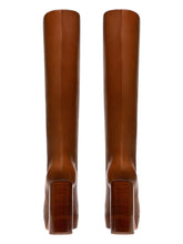 Load image into Gallery viewer, Bally Deanne 6239452 Women's Cuero Knee-High Leather Boots Size 5.5 MSRP $1628