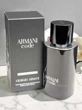 Load image into Gallery viewer, Armani Code By Giorgio Armani 2.5oz / 75ml Eau de Toilette For Men Refillable MSRP $110