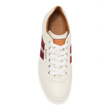 Load image into Gallery viewer, Bally Oriano Men's 6240315 White Leather Sneaker MSRP $560 NEW