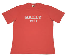 Load image into Gallery viewer, Bally 6303788 Men's Orange River 100% Organic-Cotton Logo T-shirt Size Small