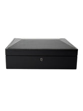 Load image into Gallery viewer, Wolf 1834 British Racing 15 Piece Watch Box Black - 793202