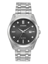 Load image into Gallery viewer, Citizen Peyten BM7100-59H Men's 41mm Diamond Accent Gray Dial Watch MSRP $450