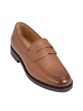 Load image into Gallery viewer, Bally Wekor 6307374 Men's Cuero Leather Penny Loafers MSRP $1100