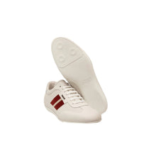 Load image into Gallery viewer, Bally Haldin 6238087 Men's White Calf Perforated Leather Sneakers MSRP $615