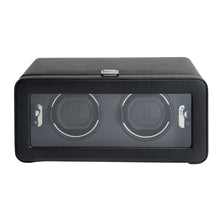Load image into Gallery viewer, WOLF 4526029 Windsor Heritage Black Double Watch Winder MSRP $875