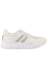 Load image into Gallery viewer, Bally Bison 6230656 Men's White Lamb Leather Sneakers MSRP $470