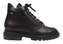 Load image into Gallery viewer, Bally Valiant 6239429 Women's Ebano Calf Plain Leather Boots MSRP $860