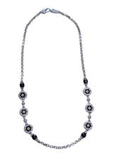 Load image into Gallery viewer, Konstantino Silver, 18K Gold & Black Onyx Necklace KOMK4731-120-18 2U MSRP $730