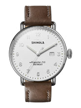 Load image into Gallery viewer, Shinola Men's Canfield 43mm S0120121829 White Dial Watch MSRP $750