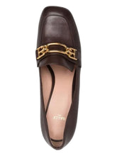 Load image into Gallery viewer, Bally Deasia 6239471 Women's Ebano Leather Pumps MSRP $862