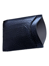 Load image into Gallery viewer, Bally Sink 6207995 Men's Ink Business Card Holder Wallet Grained Leather MSRP $220