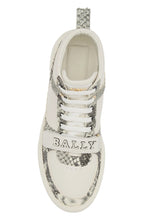 Load image into Gallery viewer, Bally Merryk 6301860 Men's White Sheep Printed Leather Sneakers MSRP $720