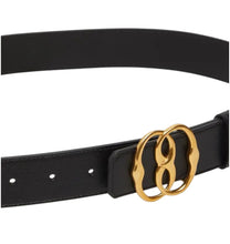 Load image into Gallery viewer, Bally 6305015 Emblem Adjustable Reversible Leather Black Belt EU 85/US 34 MSRP $380