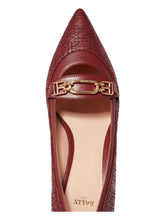 Load image into Gallery viewer, Bally Daika 6239464 Ladies Heritage Red Leather Pumps MSRP $620
