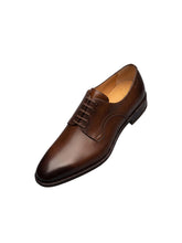 Load image into Gallery viewer, Bally Scrivani 6231325 Men's Mid Brown Leather Derby Shoes MSRP $1260