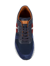 Load image into Gallery viewer, Bally Sprinter Men's 6238403 Blue Leather Suede Sneakers MSRP $500