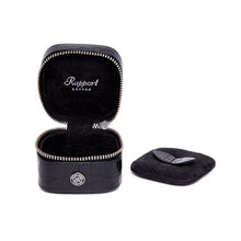 Load image into Gallery viewer, Rapport London Director's Range Leather Small Stud Box in Black - D335