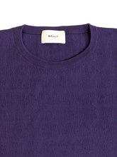 Load image into Gallery viewer, Bally 6305457 Men's Pointelle Orchid Wool Sweater MSRP $945