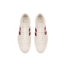 Load image into Gallery viewer, Bally Haldin 6238087 Men's White Calf Perforated Leather Sneakers MSRP $615