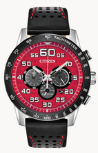 Load image into Gallery viewer, Citizen CA4430-01X Men's Primo Eco-Drive Chrono Red Dial 44 mm Watch MSRP $395